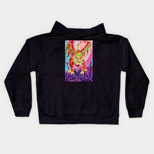 Feline Dragon Kids Hoodie